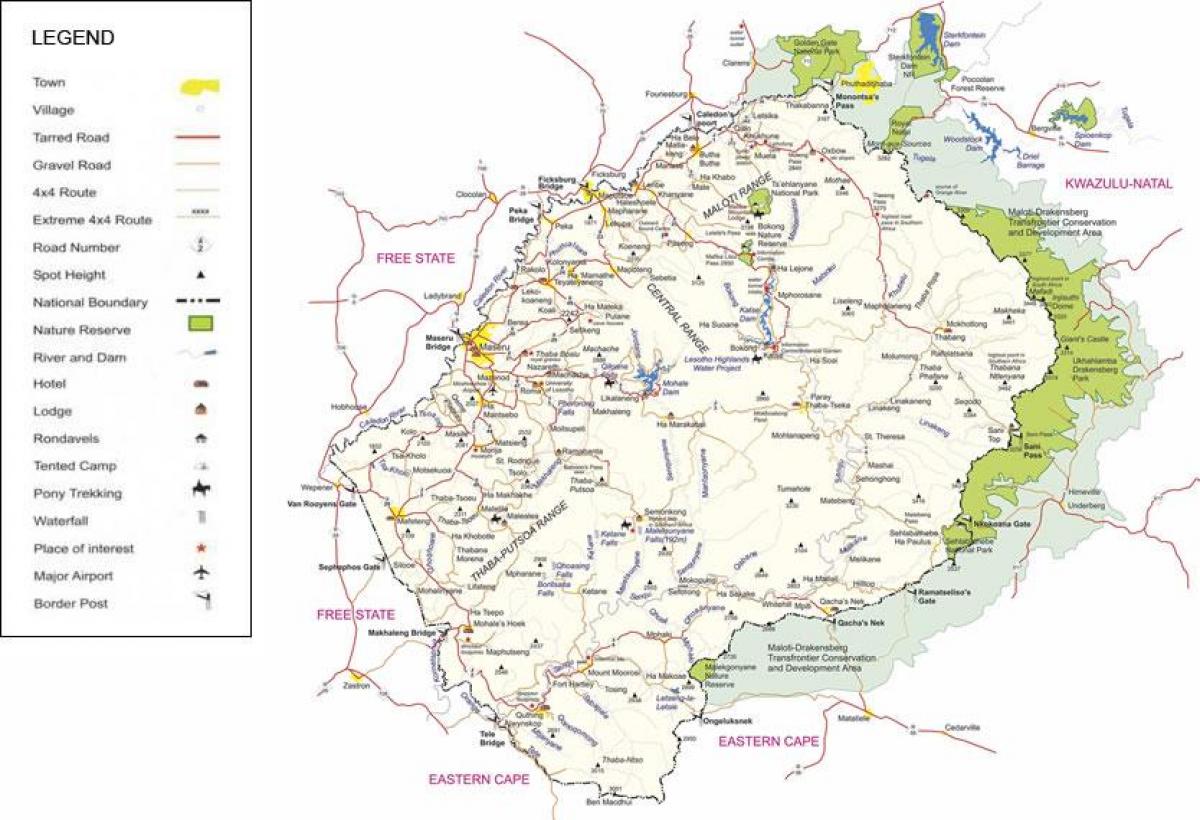 Lesotho yol haritası