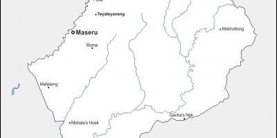 Maputsoe Lesotho haritası 